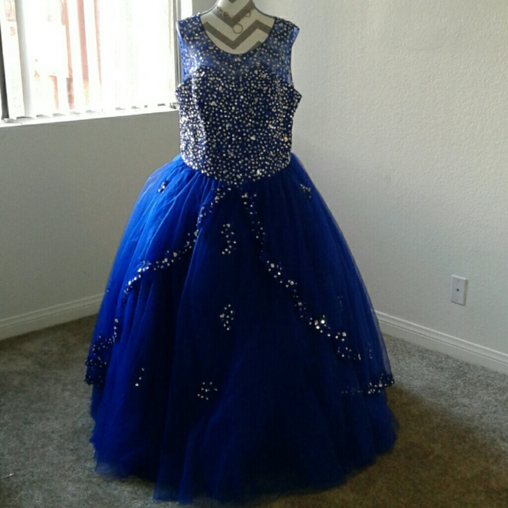 [NWT] Handmade Sparkle Illusion Princess/Ball Gown